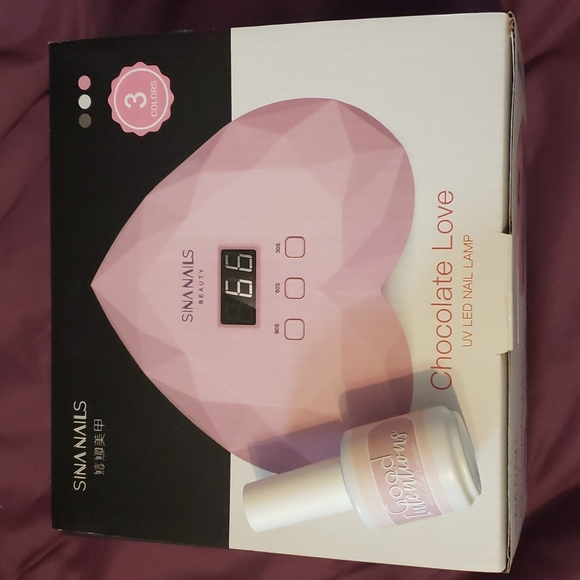 Never Used Heart Shaped Nail Lamp - Picture 1 of 2